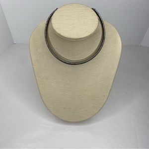 Black Crystal Choker Necklace